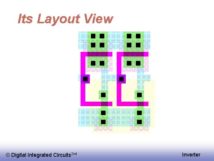 Its Layout View © Digital Integrated Circuits 2 nd Inverter 