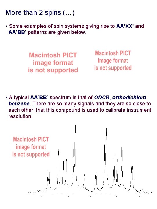 More than 2 spins (…) • Some examples of spin systems giving rise to