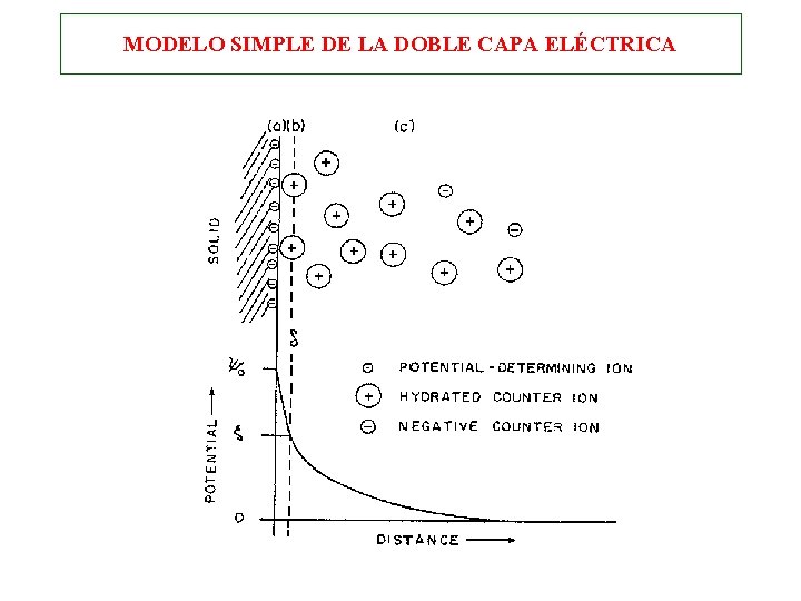 MODELO SIMPLE DE LA DOBLE CAPA ELÉCTRICA MODELO SIMPLE DE LA DOBLE CAPA ELÉCTRICA