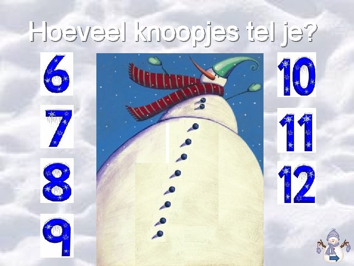 Hoeveel knoopjes tel je? 