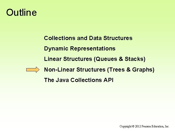 Outline Collections and Data Structures Dynamic Representations Linear Structures (Queues & Stacks) Non-Linear Structures