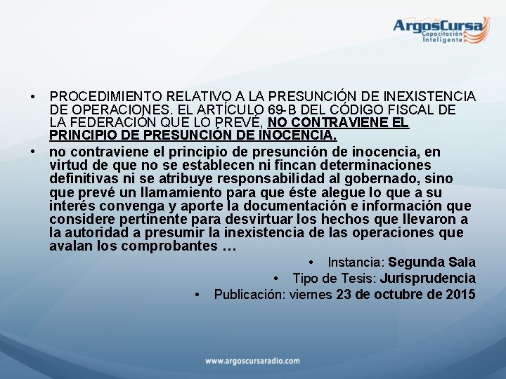  • PROCEDIMIENTO RELATIVO A LA PRESUNCIÓN DE INEXISTENCIA DE OPERACIONES. EL ARTÍCULO 69