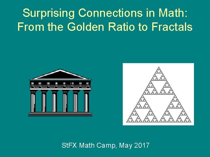 Surprising Connections in Math From the Golden Ratio