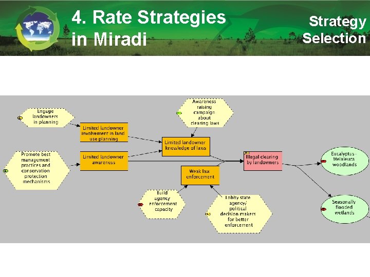 4. Rate Strategies in Miradi Strategy Selection 
