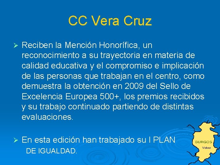 CC Vera Cruz Ø Reciben la Mención Honorífica, un reconocimiento a su trayectoria en