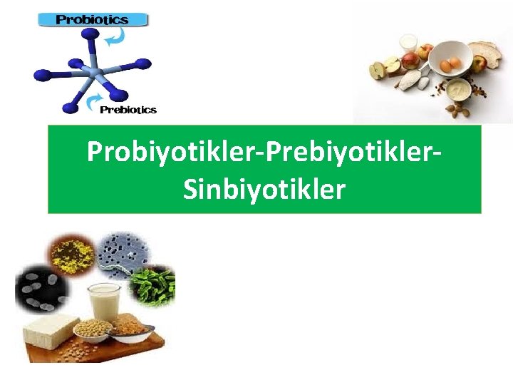 Probiyotikler-Prebiyotikler. Sinbiyotikler 