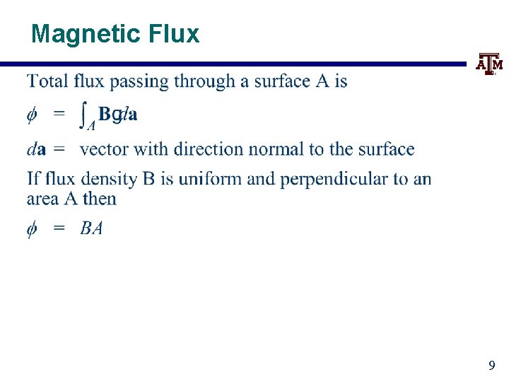 Magnetic Flux 9 