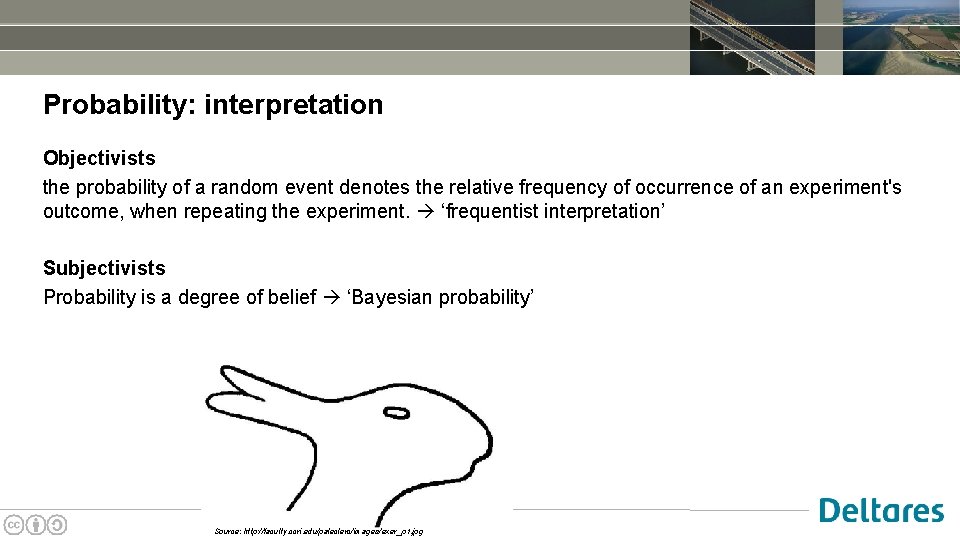 Probability: interpretation Objectivists the probability of a random event denotes the relative frequency of