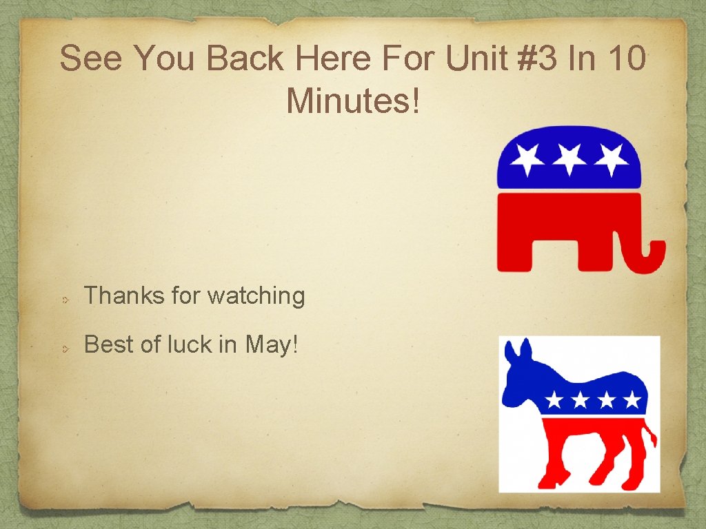 See You Back Here For Unit #3 In 10 Minutes! Thanks for watching Best
