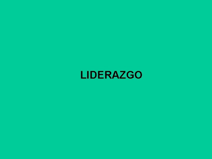 LIDERAZGO 