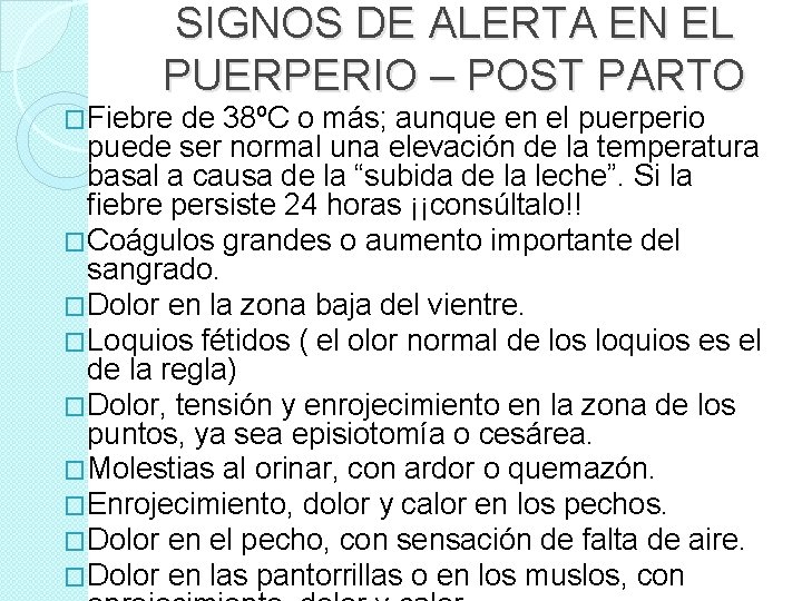 Involucin Uterina y Cuidados en el Puerperio Escuela