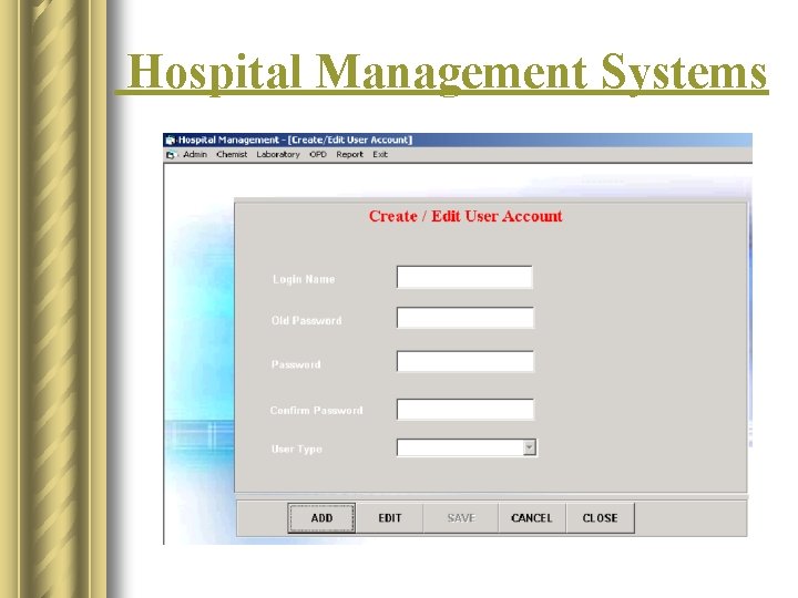 Hospital Management Systems 