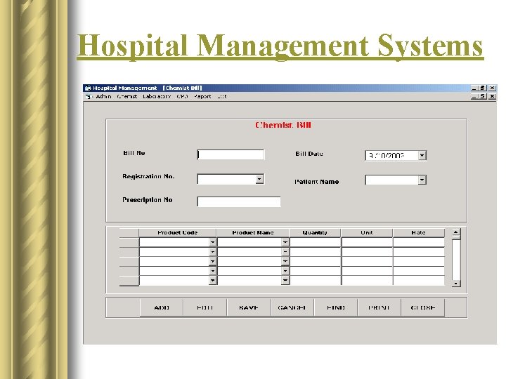 Hospital Management Systems 