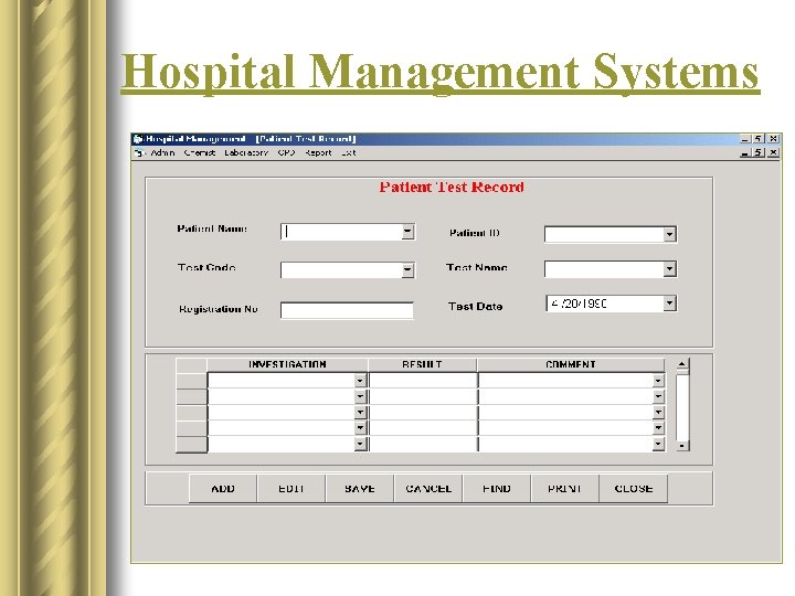 Hospital Management Systems 