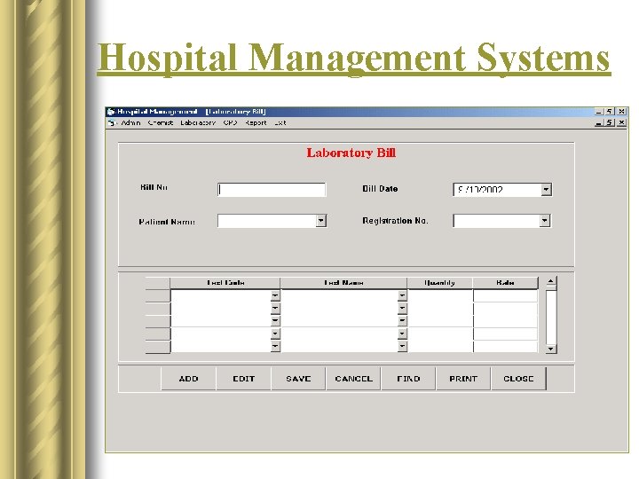 Hospital Management Systems 