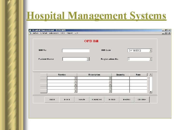 Hospital Management Systems 