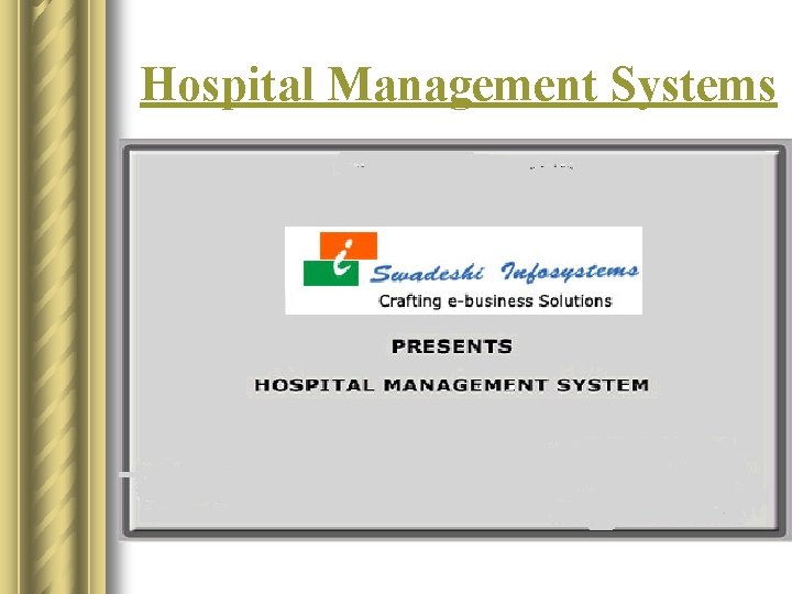 Hospital Management Systems 