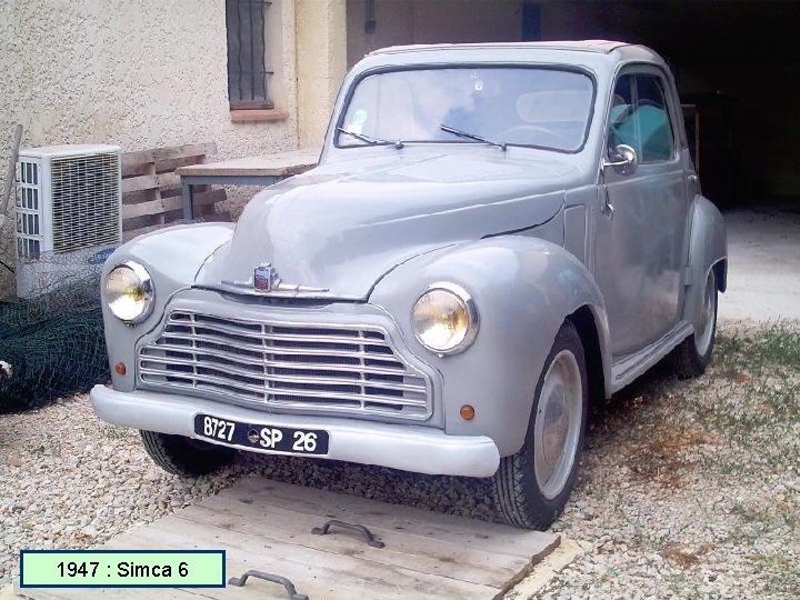 1947 : Simca 6 