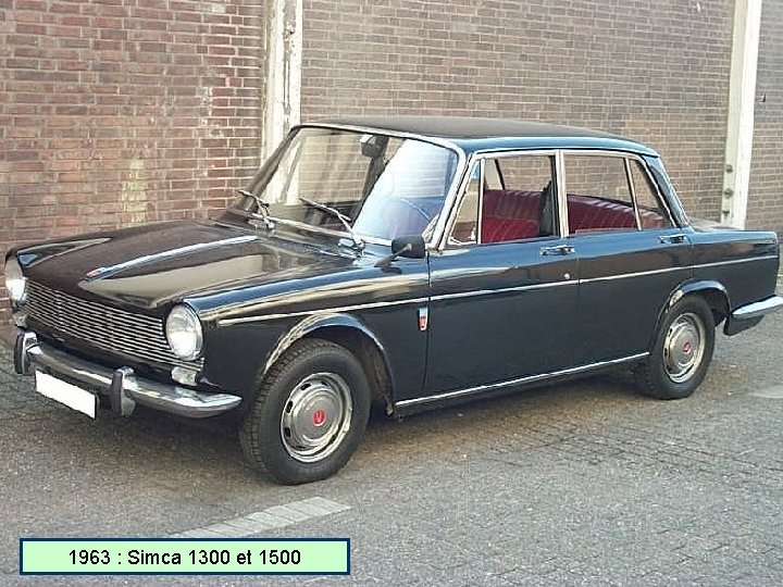 1963 : Simca 1300 et 1500 