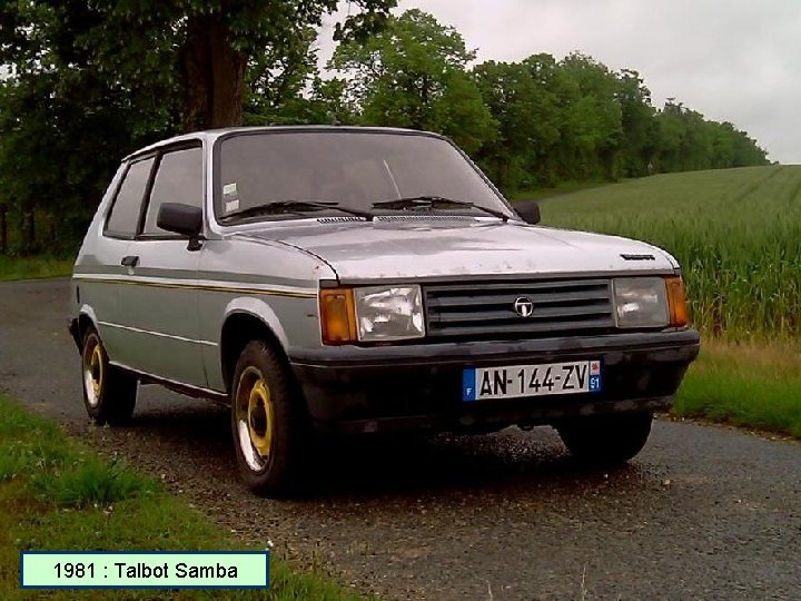 1981 : Talbot Samba 