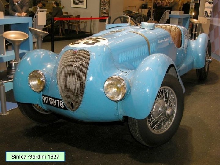 Simca Gordini 1937 