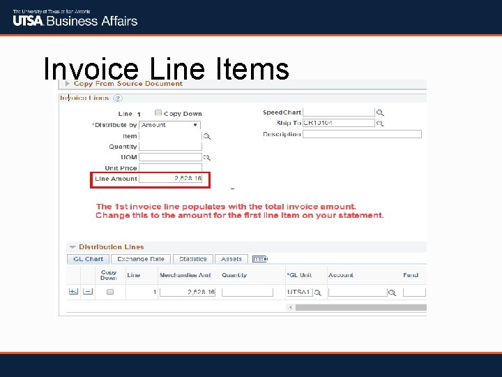 Invoice Line Items 