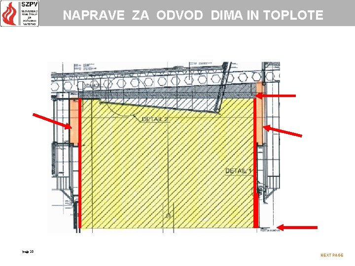 NAPRAVE ZA ODVOD DIMA IN TOPLOTE page 28 NEXT PAGE 