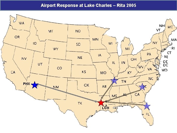 Airport Response at Lake Charles – Rita 2005 PHX LCH 