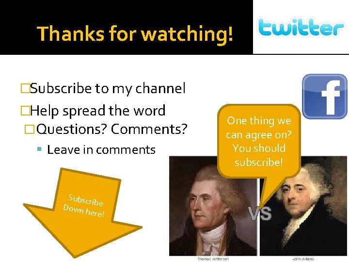 Thanks for watching! �Subscribe to my channel �Help spread the word �Questions? Comments? Leave