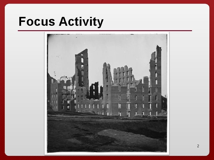 Focus Activity 2 