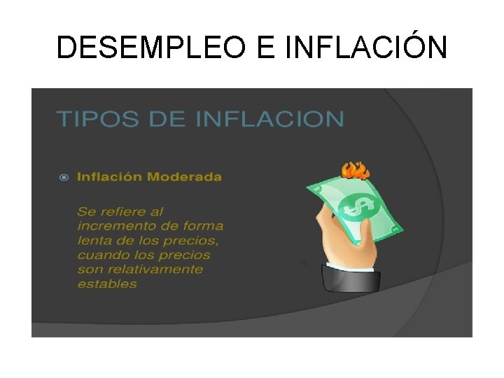 DESEMPLEO E INFLACIÓN 