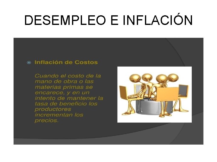 DESEMPLEO E INFLACIÓN 