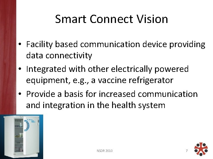 Smart Connect Vision • Facility based communication device providing data connectivity • Integrated with