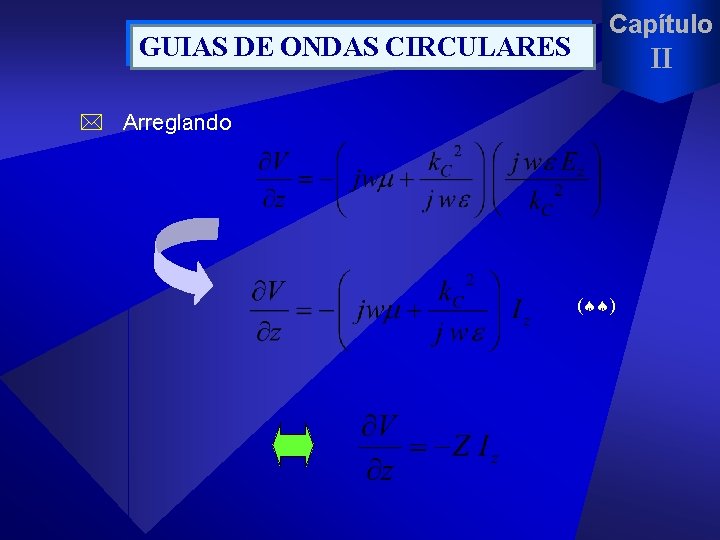 GUIAS DE ONDAS CIRCULARES Capítulo II * Arreglando ( ) 