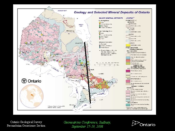 Ontario Geological Survey Precambrian Geoscience Section Geoneutrino Conference, Sudbury, September 17 -19, 2008 Ontario Geological Survey Precambrian Geoscience Section Geoneutrino Conference, Sudbury, September 17 -19, 2008