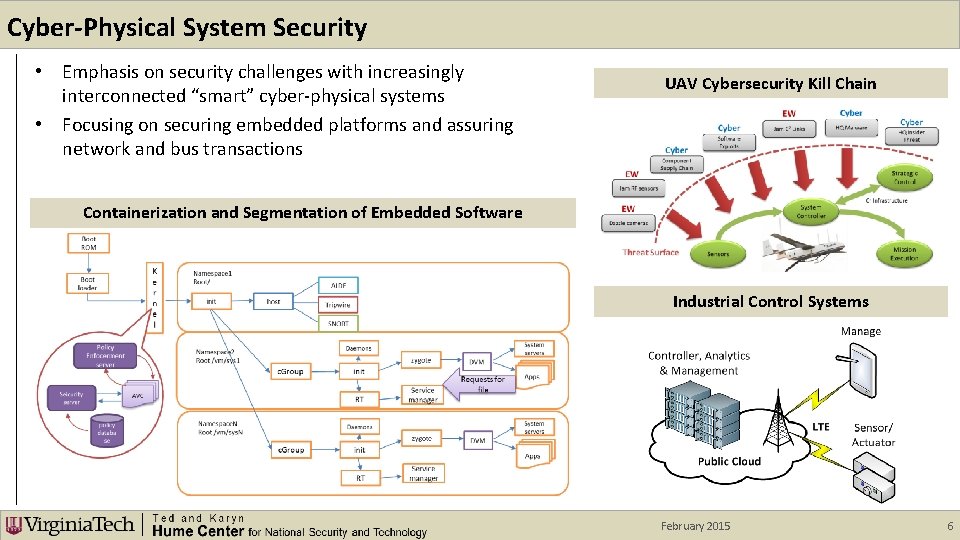 Cyber-Physical System Security • Emphasis on security challenges with increasingly interconnected “smart” cyber-physical systems Cyber-Physical System Security • Emphasis on security challenges with increasingly interconnected “smart” cyber-physical systems