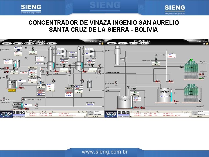 CONCENTRADOR DE VINAZA INGENIO SAN AURELIO SANTA CRUZ DE LA SIERRA - BOLIVIA 