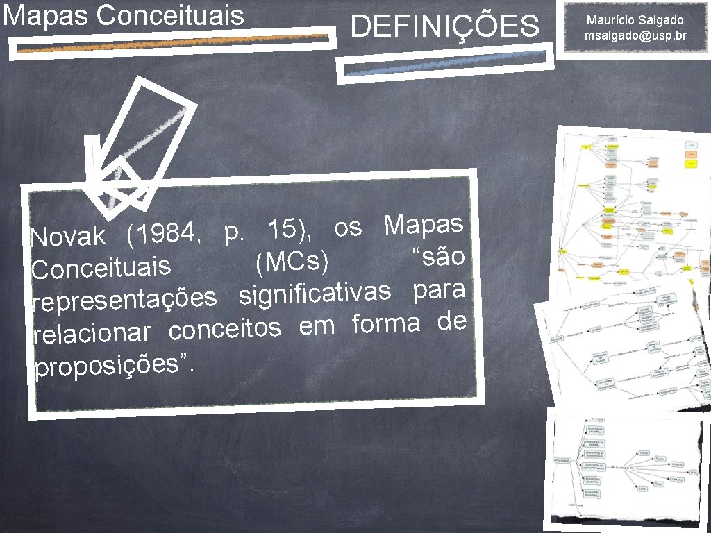 Mapas Conceituais DEFINIÇÕES s a p a M s o ), 5 1. p