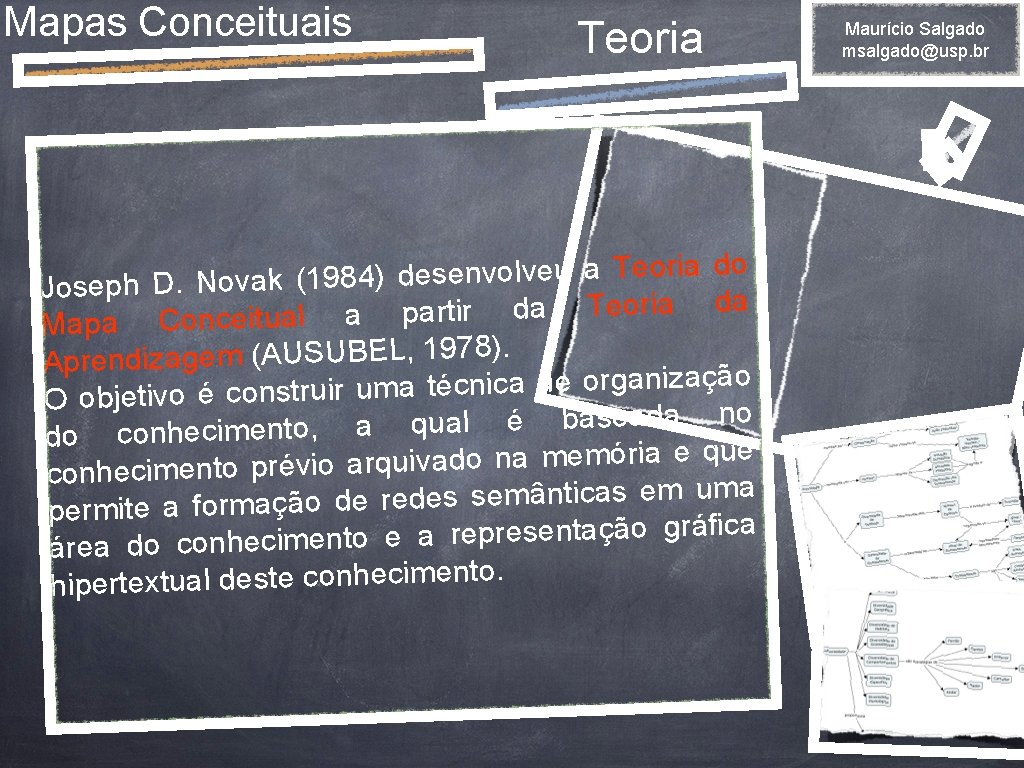 Mapas Conceituais Teoria o d a ri o e T a u e lv