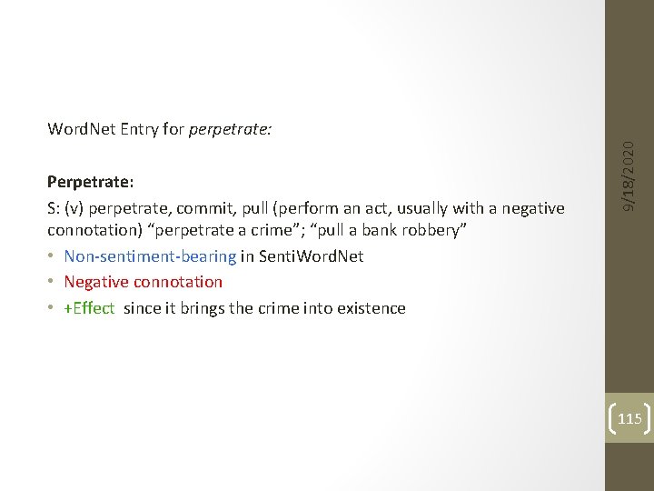 Perpetrate: S: (v) perpetrate, commit, pull (perform an act, usually with a negative connotation)