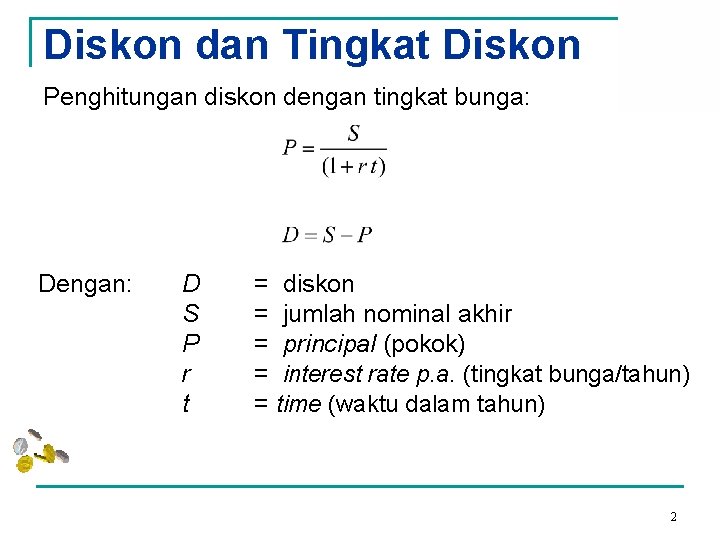 BAB 2 TINGKAT DISKON DAN DISKON TUNAI Diskon