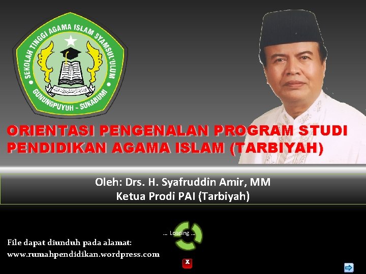 ORIENTASI PENGENALAN PROGRAM STUDI PENDIDIKAN AGAMA ISLAM TARBIYAH