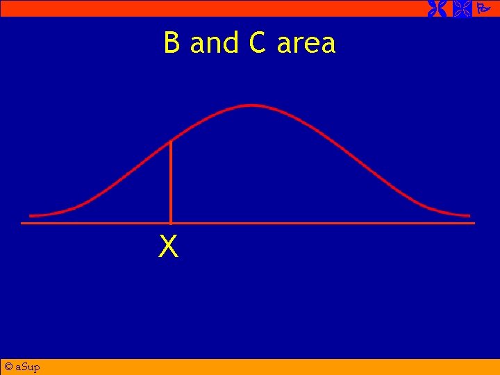  B and C area X © a. Sup 