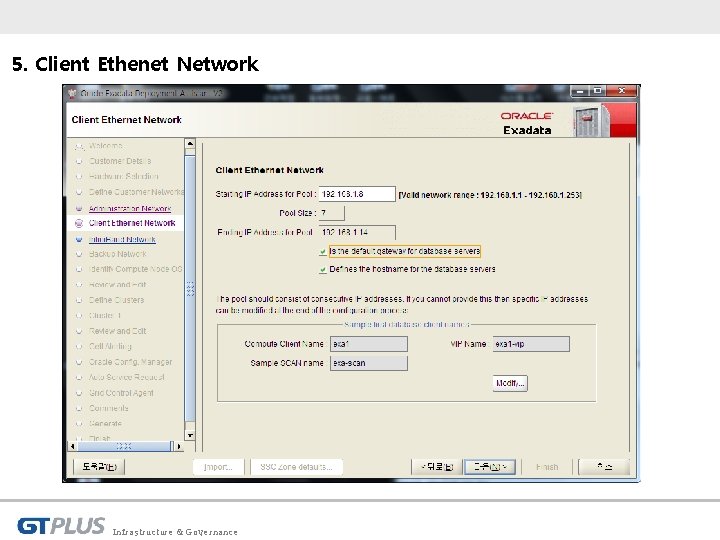 5. Client Ethenet Network Infrastructure & Governance 