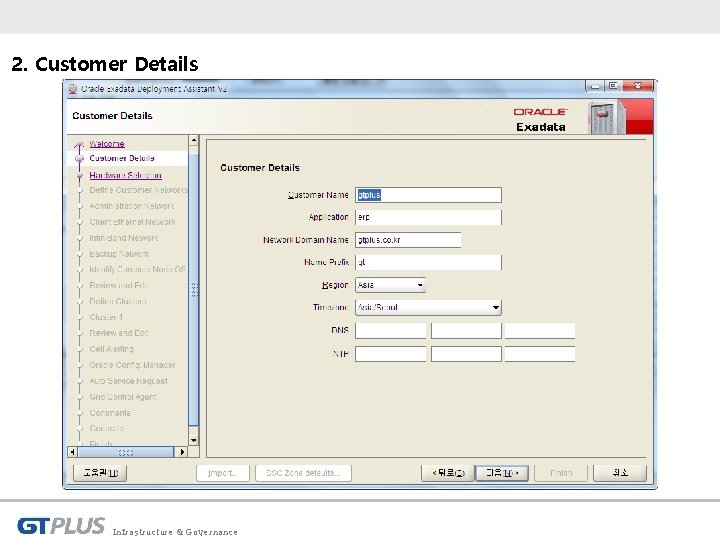 2. Customer Details Infrastructure & Governance 