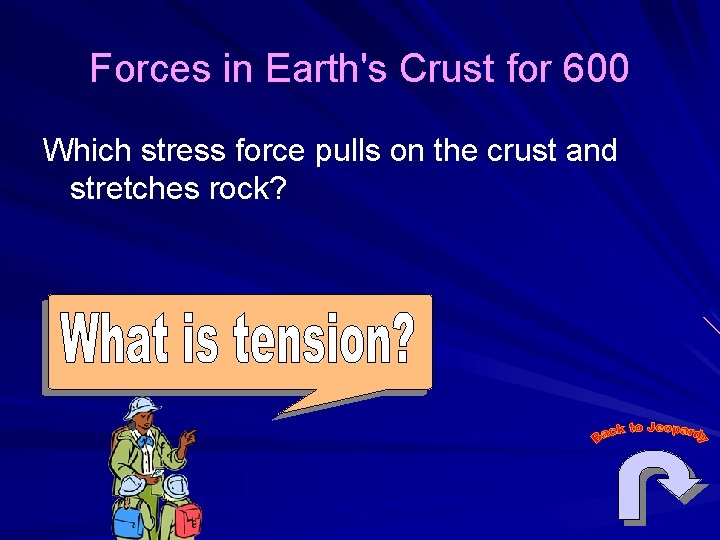 Forces in Earth's Crust for 600 Which stress force pulls on the crust and