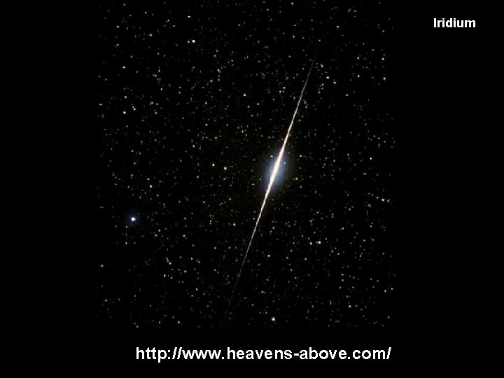 Iridium http: //www. heavens-above. com/ 