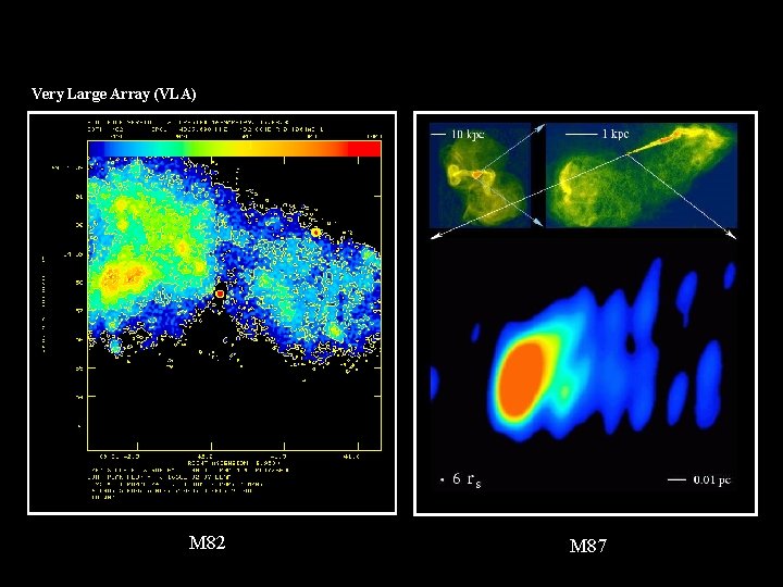 Very Large Array (VLA) M 82 M 87 