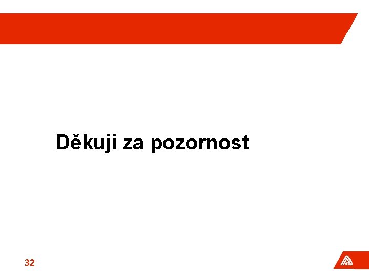 Děkuji za pozornost 32 