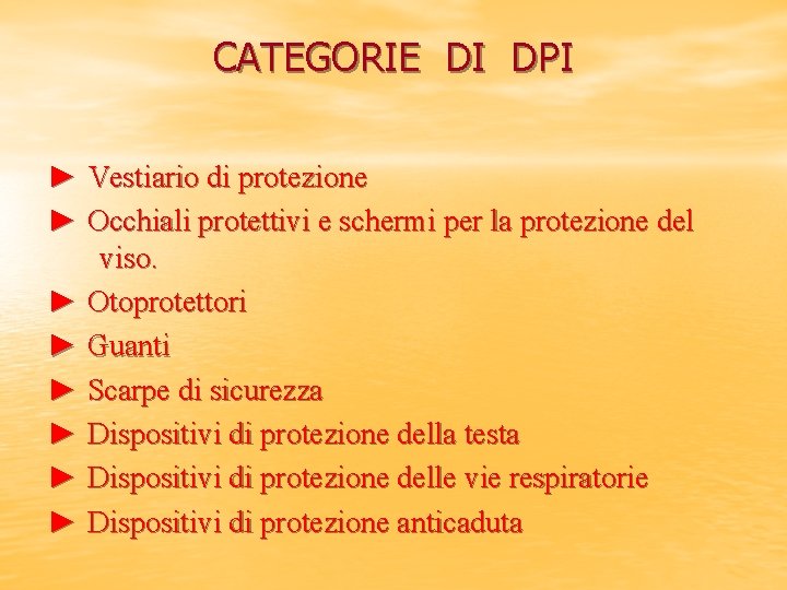 CATEGORIE DI DPI ► Vestiario di protezione ► Occhiali protettivi e schermi per la